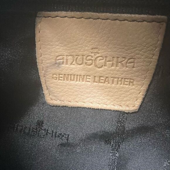 ANUSCHKA Women’s Aztec Style Handbag Multicolored Size 11X2.5X10.5 Genuine Leath - Picture 7 of 12